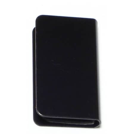 Midwest Fastener 3/4" x 1-1/2" Black Steel Strike Plates 6PK 66321